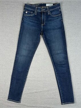 Ag Adriano Goldschmmied Farrah Dark Blue Skinny Jeans